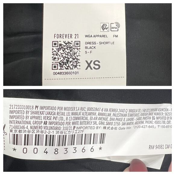 Forever 21 NWT Women's XS Y2K Whimsigoth Dark Fairy Sweetheart Neckline Babydoll - Picture 7 of 9